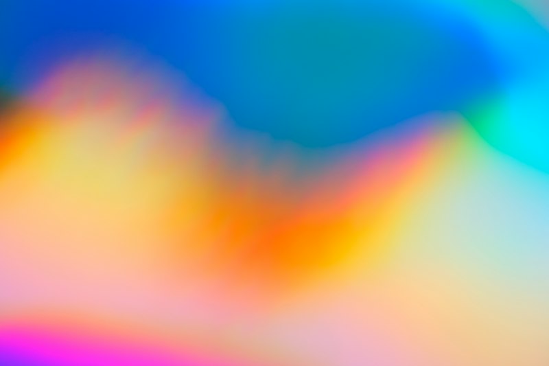 Vibrant gradient representing first minted feeling